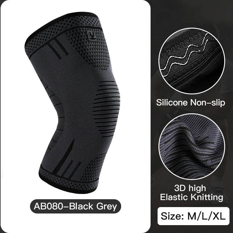 1 manchon de compression élastique et respirant pour genou 
– idéal pour le basket-ball, la course à pied et le cyclisme