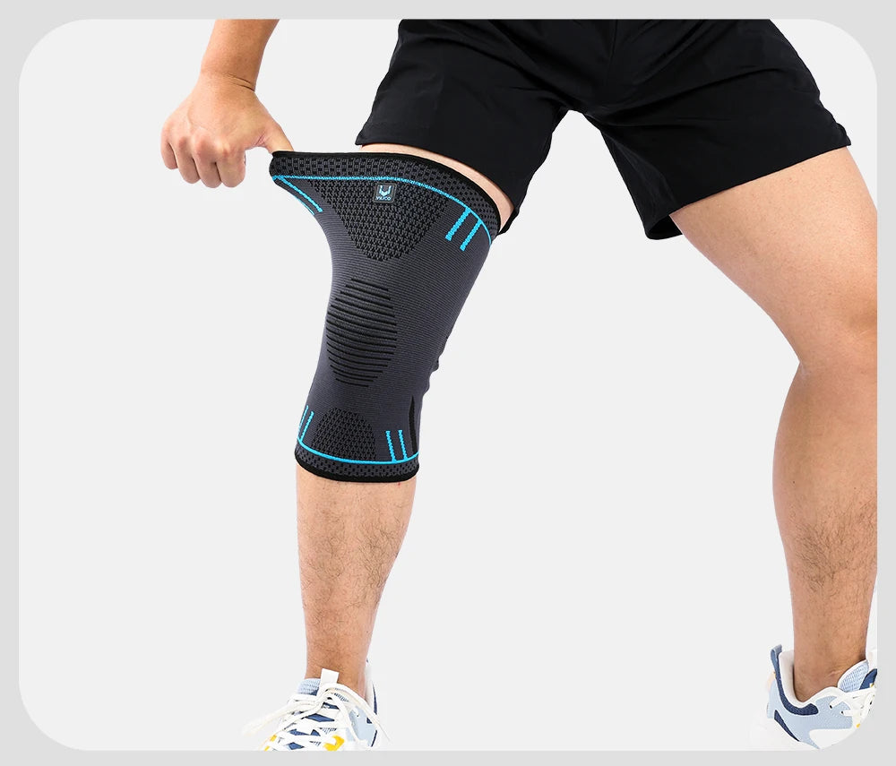 1 manchon de compression élastique et respirant pour genou 
– idéal pour le basket-ball, la course à pied et le cyclisme