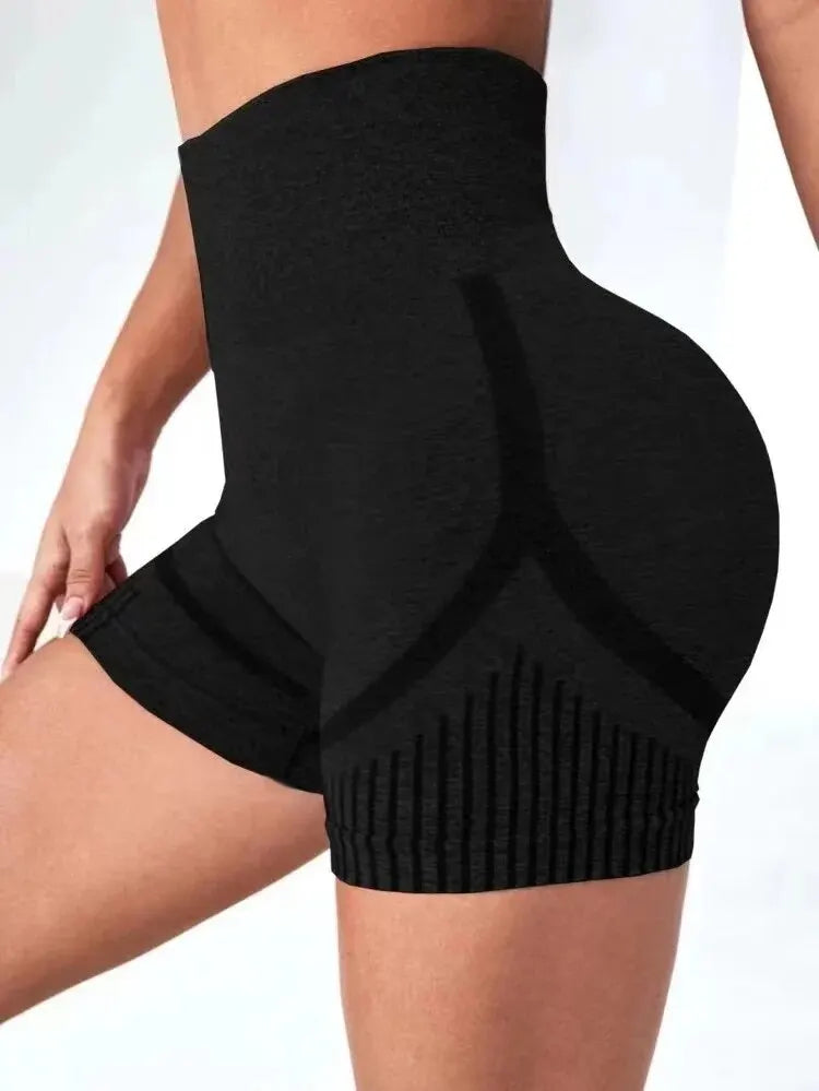 –  Short de sport, fitness running yoga
 – Taille haute pour femme