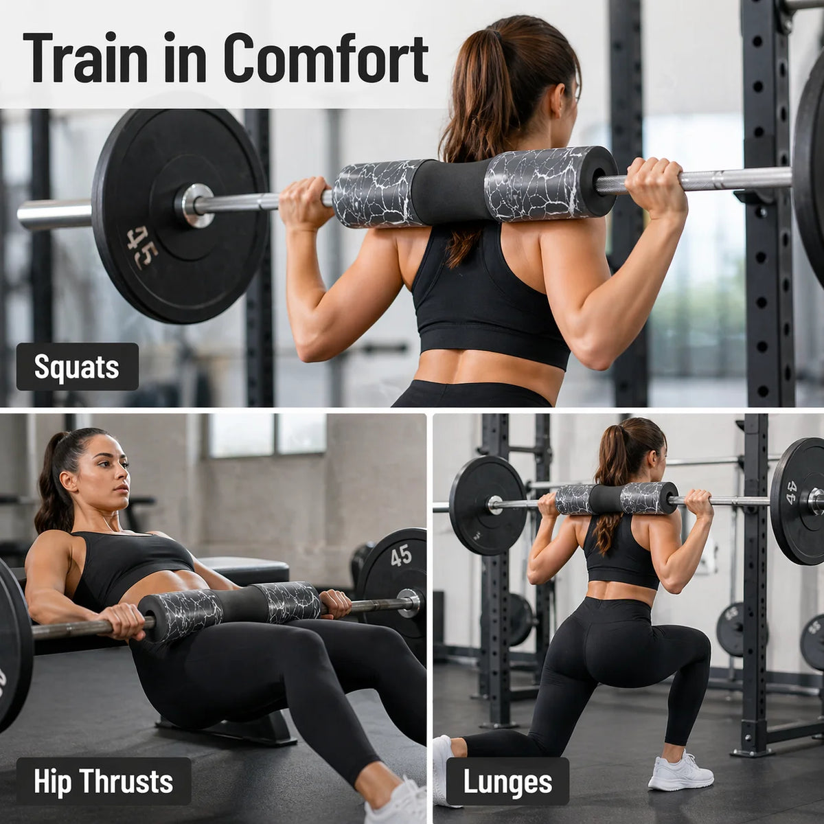 Coussin de protection en mousse pour Barre Musculation